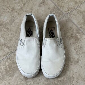 Vans Classic White Slip-On Shoes